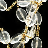 Luxury Crystal Necklace Gold NWOT