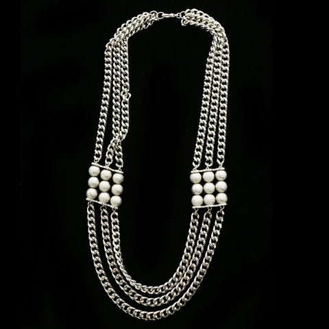 Luxury Necklace Silver NWOT