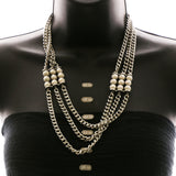Luxury Necklace Silver NWOT