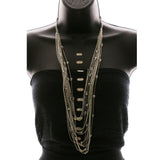 Luxury Crystal Necklace Silver NWOT