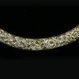 Luxury Crystal Necklace Gold NWOT