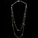 Luxury Crystal Necklace Silver NWOT