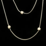 Luxury Crystal Necklace Silver NWOT