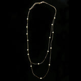 Luxury Pearl Necklace Gold/White NWOT