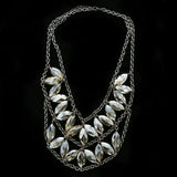 Luxury Crystal Necklace Gunmetal NWOT