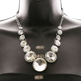 Luxury Crystal Necklace Silver NWOT
