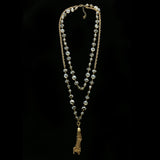 Luxury Crystal Necklace Gold NWOT