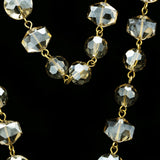 Luxury Crystal Necklace Gold NWOT
