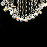 Luxury Crystal Necklace Silver NWOT