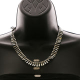 Luxury Crystal Necklace Gunmetal NWOT