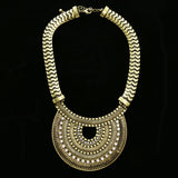 Luxury Crystal Necklace Gold NWOT