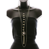 Luxury Faceted Pendant-Necklace Silver/Pink NWOT