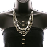 Luxury Crystal Necklace Silver NWOT