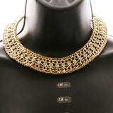 Luxury Crystal Necklace Gold NWOT