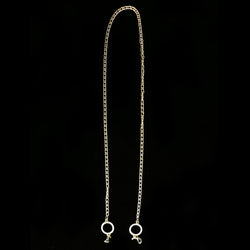 Luxury Crystal Sunglass Necklace Gold NWOT
