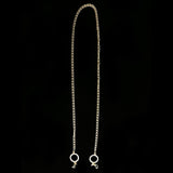 Luxury Crystal Sunglass Necklace Gold NWOT
