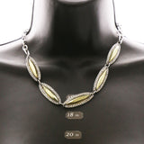 Luxury Crystal Necklace Silver/Green NWOT