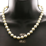 Luxury Crystal Magnetic Clasp Necklace Silver & White NWOT
