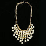 Luxury Necklace Gold/White NWOT
