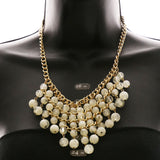 Luxury Necklace Gold/White NWOT