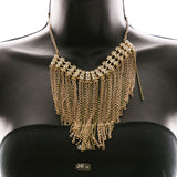 Luxury Crystal Necklace Gold/Green NWOT