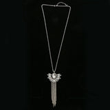Luxury Crystal Necklace Silver NWOT