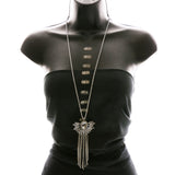 Luxury Crystal Necklace Silver NWOT
