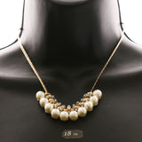 Luxury Pearl Necklace Gold/White NWOT
