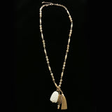 Luxury Necklace Gold/White NWOT