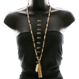 Luxury Necklace Gold/White NWOT