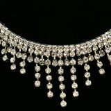 Luxury Crystal Necklace Silver NWOT