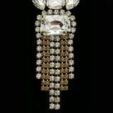 Luxury Crystal Necklace Gold NWOT
