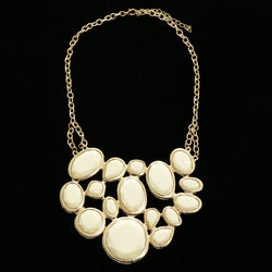 Luxury Necklace Gold/White NWOT