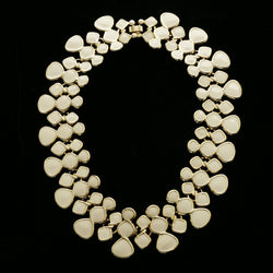 Luxury Necklace Gold/White NWOT