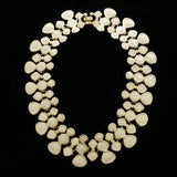 Luxury Necklace Gold/White NWOT