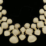 Luxury Necklace Gold/White NWOT