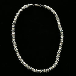 Luxury Crystal Necklace Silver/Dark-Silver NWOT