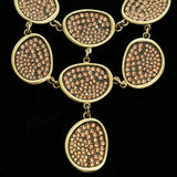 Luxury Crystal Y-Necklace Gold/Pink NWOT