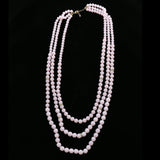 Luxury Crystal Necklace Gold/Pink NWOT