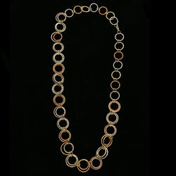 Luxury Necklace Gold/Brown NWOT