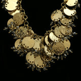 Luxury Hmmered Finish Necklace Gold NWOT