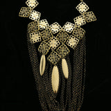 Luxury Necklace Gold/Black NWOT