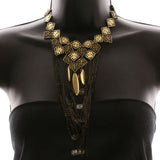Luxury Necklace Gold/Black NWOT