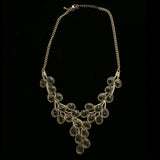 Luxury Faceted Necklace Gold NWOT