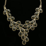 Luxury Faceted Necklace Gold NWOT