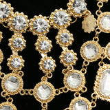 Luxury Crystal Necklace Gold NWOT