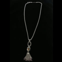 Luxury Crystal Necklace Silver/Purple NWOT