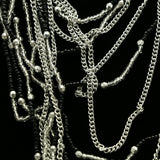 Luxury Necklace Silver/Black NWOT