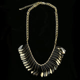Luxury Necklace Gold/Dark-Silver NWOT