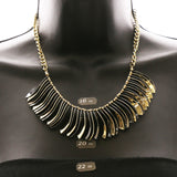 Luxury Necklace Gold/Dark-Silver NWOT